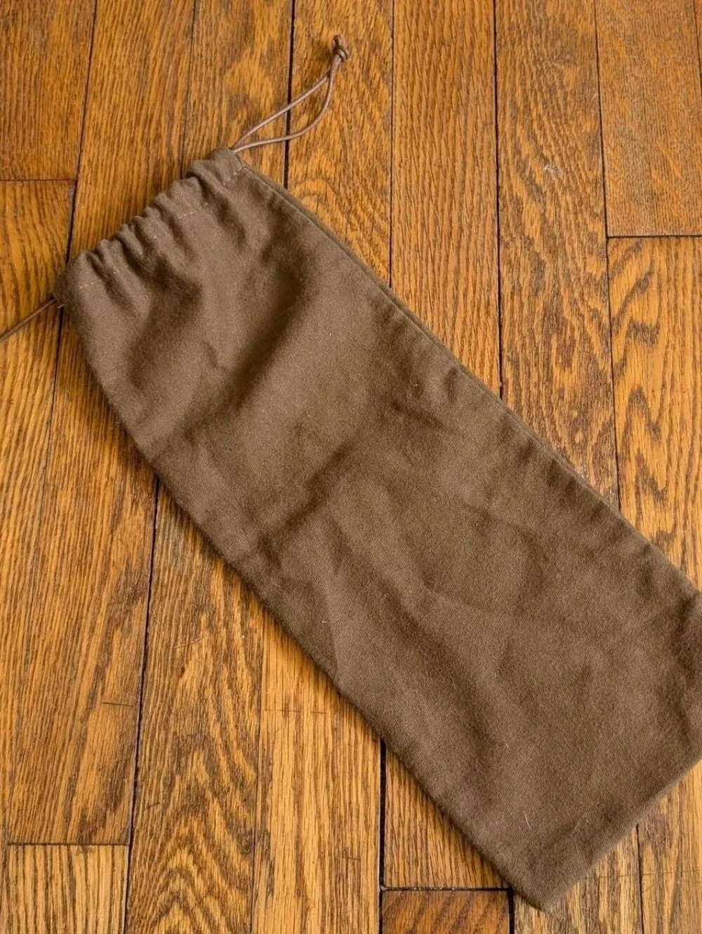 Gucci Brown Cotton Flannel Dust Bag for Storage or Travel